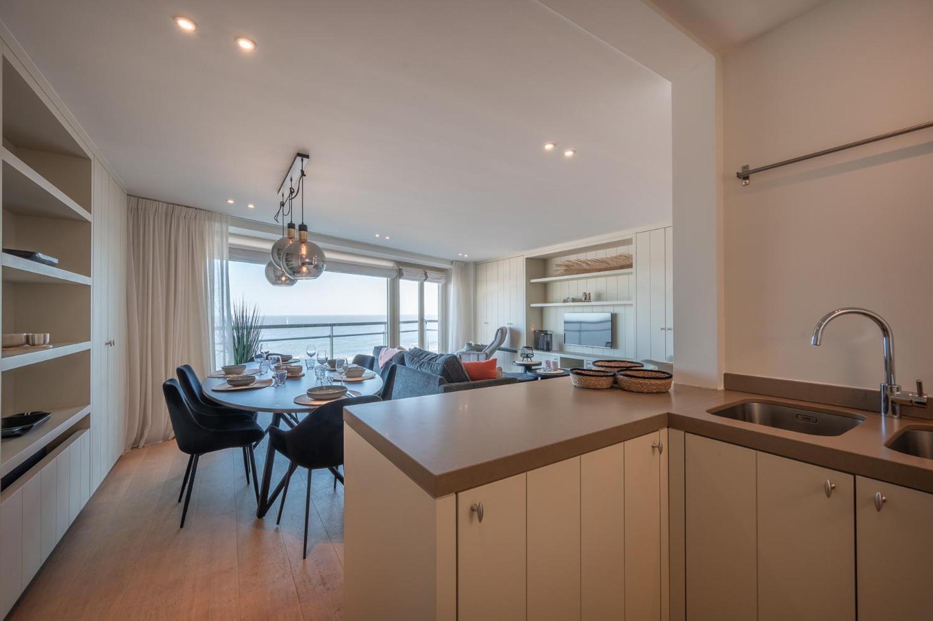 7E Verdiep Appartement Op De Zeedijk In Knokke Voor Max 6 Personen Luaran gambar